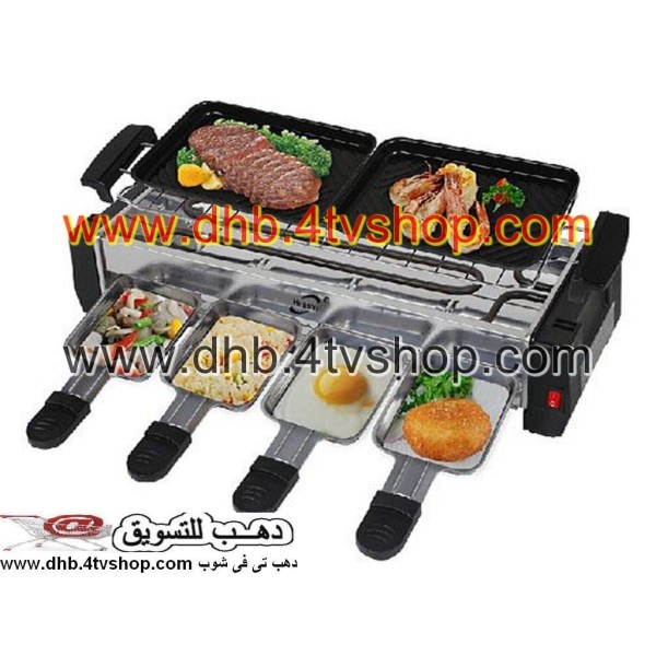 شوايه كهرباء جريل باربكيو 6 قطع هدية لزوم الشوى